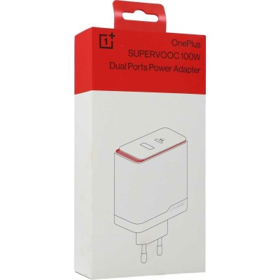 OnePlus Dual Travel Charger 100W White Retail